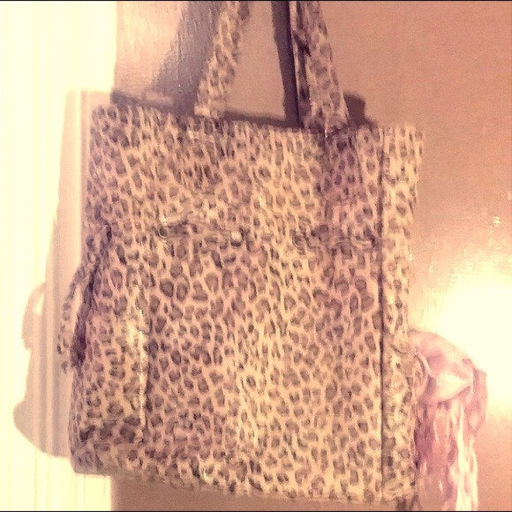 Vintage Neiman Marcus Leopard Print Bag